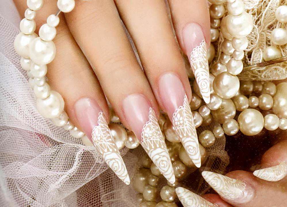 Свадебные ногти 2015