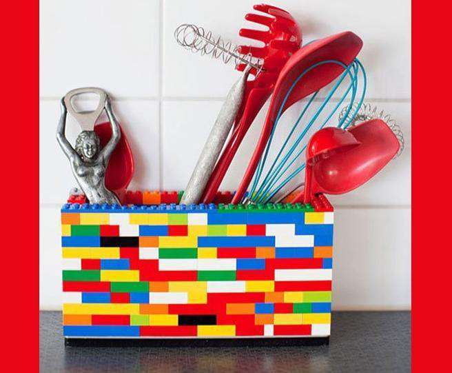 Три идеи предметов из Лего для кухни