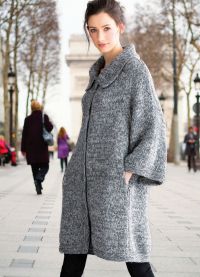 Вязаное пальто 2015