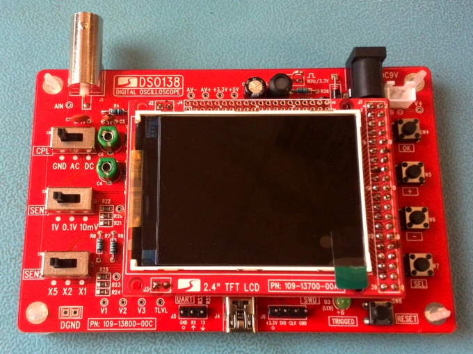 Подключаем LCD дисплей осциллографа DSO138
