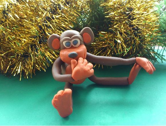 Как сделать обезьянку к Новому году 