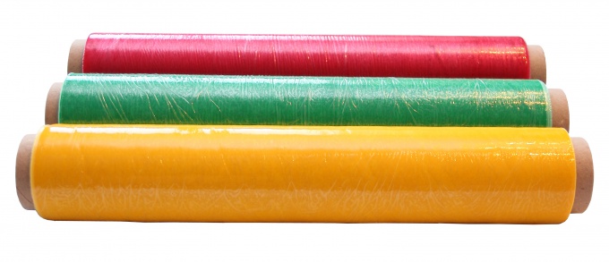 Три цвета багажной пленки