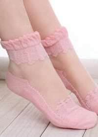 Ажурные носки