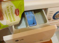 Как чистить стиральную машину-автомат лимонной кислотой?