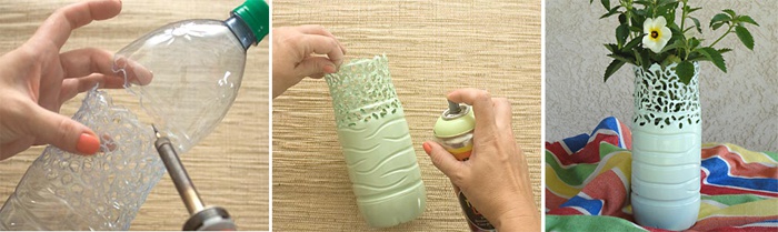 вакансий ваза из пластиковой бутылки своими руками своими