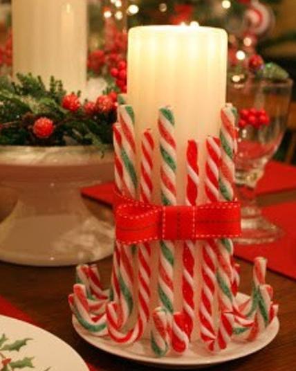 Пять идей украшения новогодних свечей вкусняшками