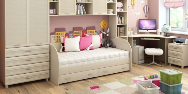 Детская мебель для девочки дошкольного возраста, школьницы и подростка - рейтинг, характеристики и отзывы