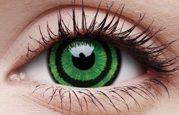 Зеленые линзы на зеленые глаза. Цветные линзы с диоптриями