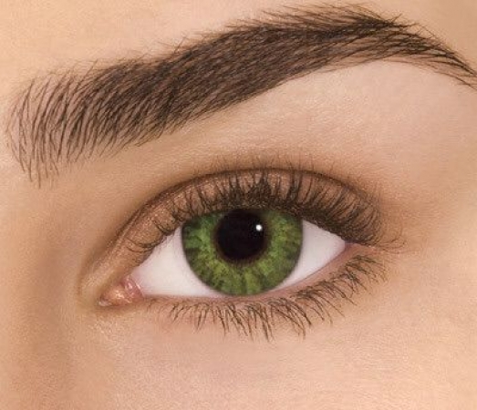 Зеленые линзы на зеленые глаза. Цветные линзы с диоптриями