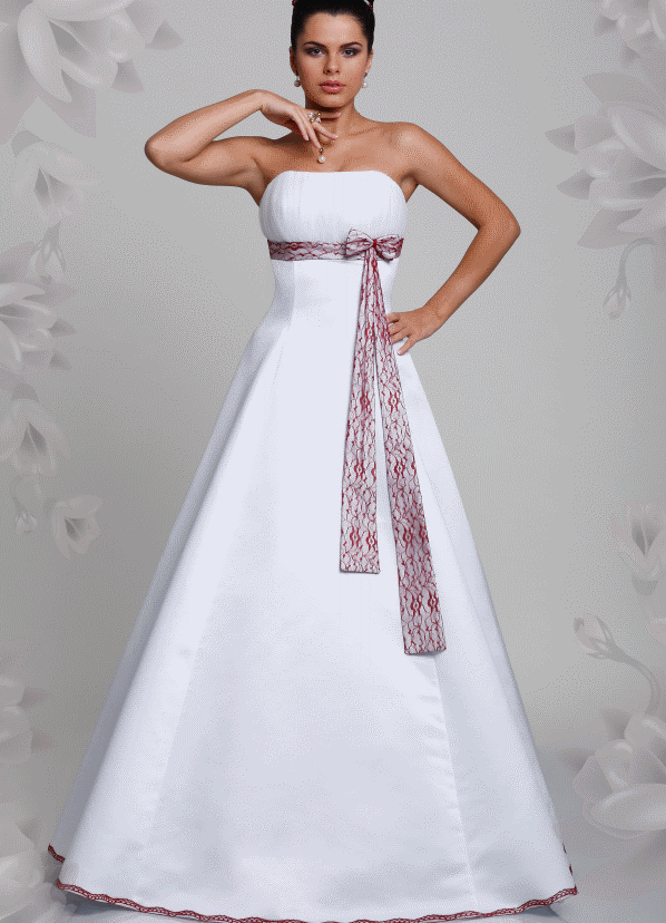 Свадебные платья-шестиклинки