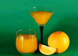 Напиток из замороженных апельсинов