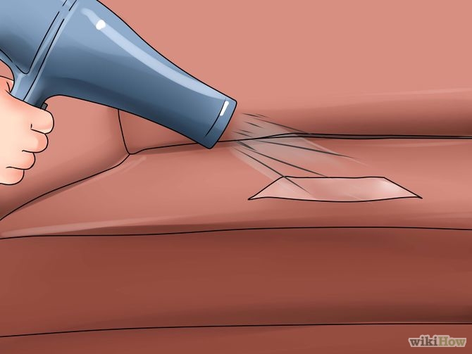 Как залатать кожаный диван