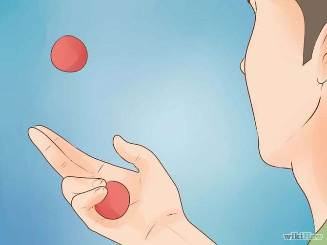 Как жонглировать четырьмя мячиками