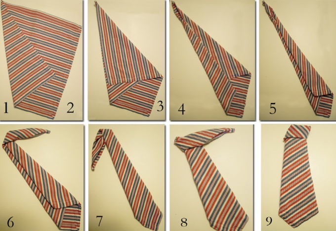 салфетка галстук