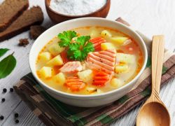 Рыбный суп из красной рыбы - рецепт