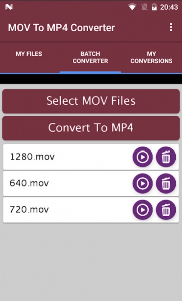 Как mov перевести в mp4 на андроид
