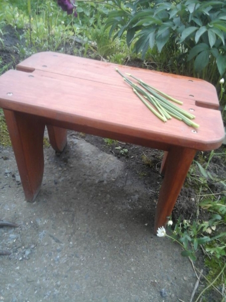 Как сделать самую простую скамейку для сада