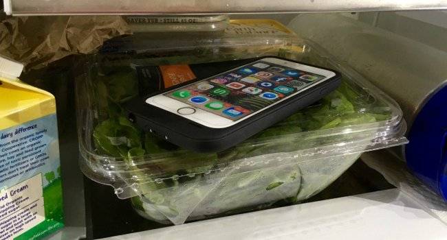 Зачем смартфон кладут в холодильник