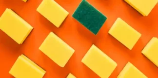 губки для мытья посуды