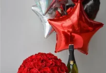 Букет роз на День Валентина