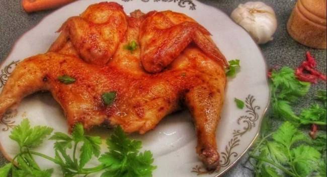 Рецепт запеченой курицы быстрого приготовления