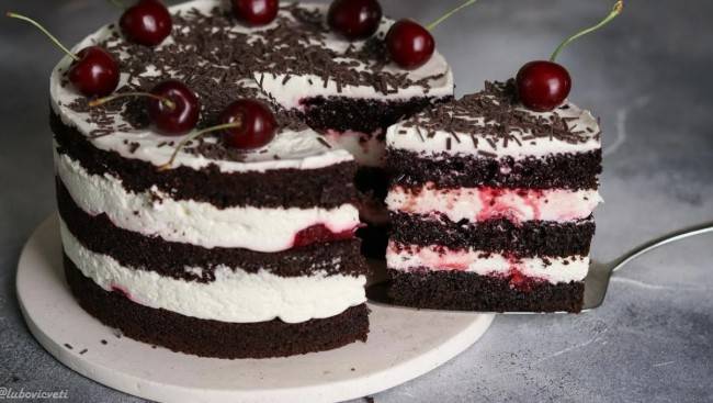 Рецепт торта «Черный лес»