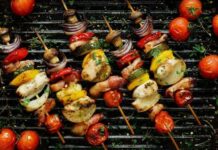 Як приготувати овочеві шашлички на грилі
