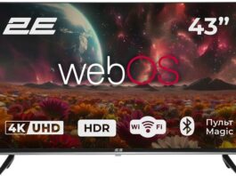 Телевизор 43 дюйма в 2025: идеальный формат для небольшой гостиной и рабочего кабинета