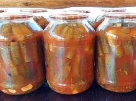 Мариновані огірки з кетчупом чилі на зиму: хрусткі й ароматні